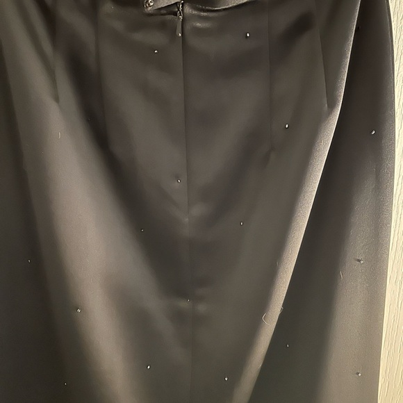 Zola Evening Long Satin Formal Skirt with Sequin Detail Size 6 - Picture 6 of 12